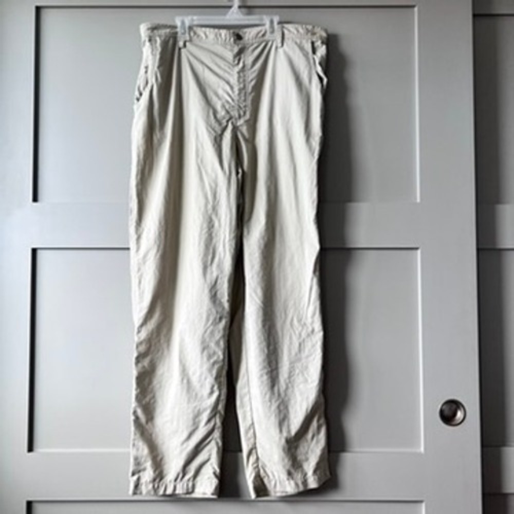 REI‎ Explorer Mens Sz 36 Khaki Hiking Pants Lightweight Outdoor Utility Trousers